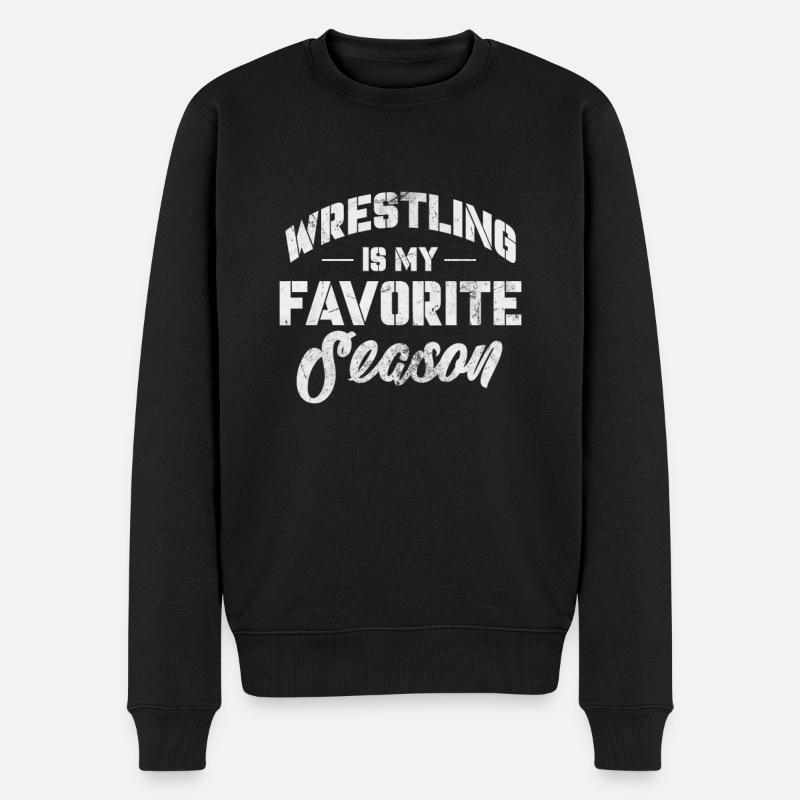 Lutte - Pull Premium bio Homme - noir