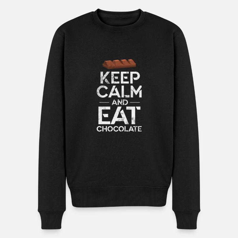 Chocolat - Pull Premium bio Homme - noir