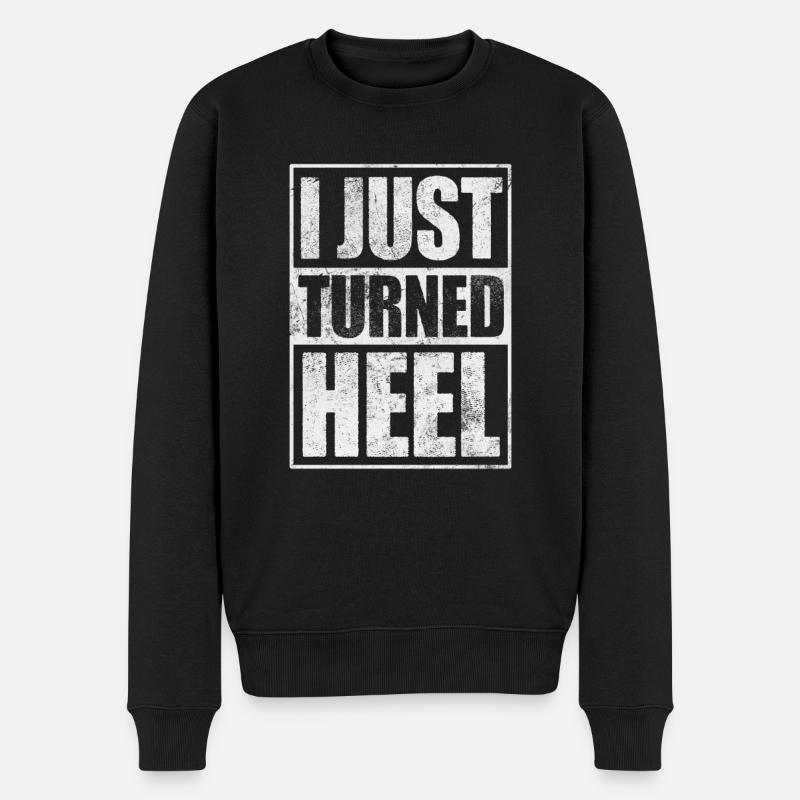 Lutte - Pull Premium bio Homme - noir