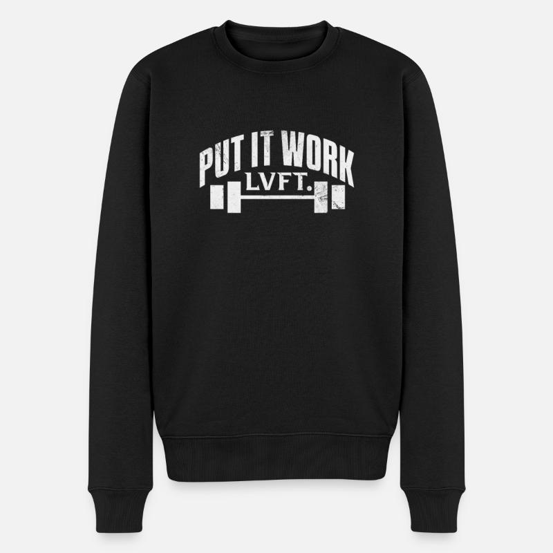 Culturiste - Pull Premium bio Homme - noir