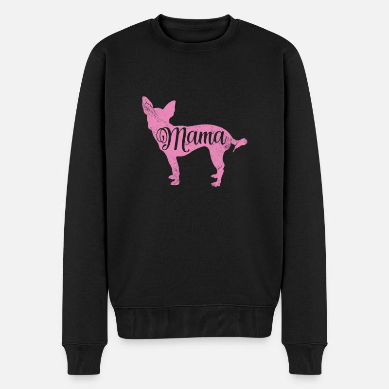 Chihuahua - Pull Premium bio Homme - noir