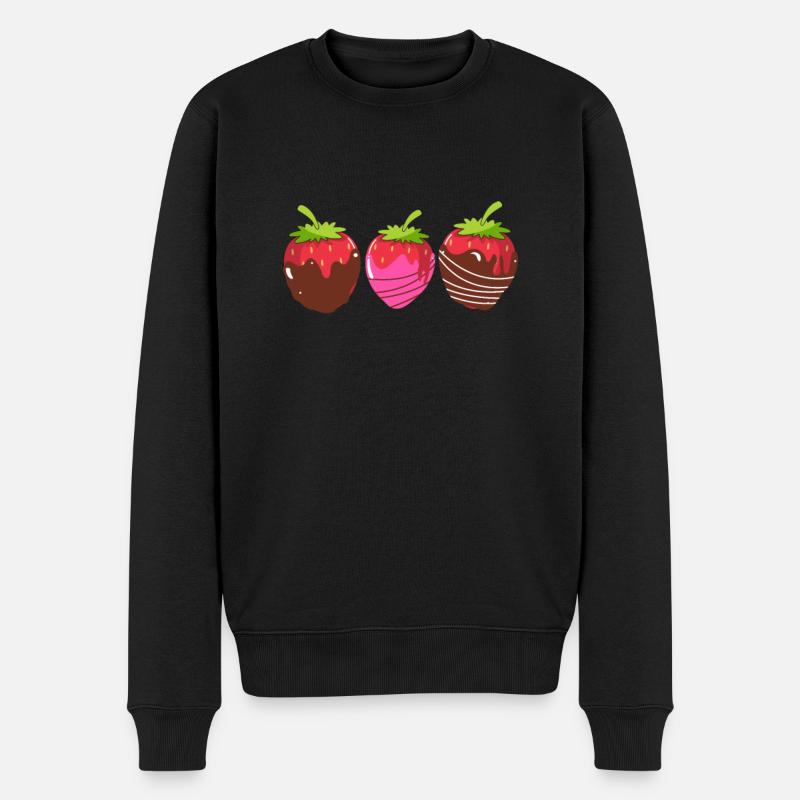 Chocolat Chocolat Nourriture Cacao Cadeau - Pull Premium bio Homme - noir