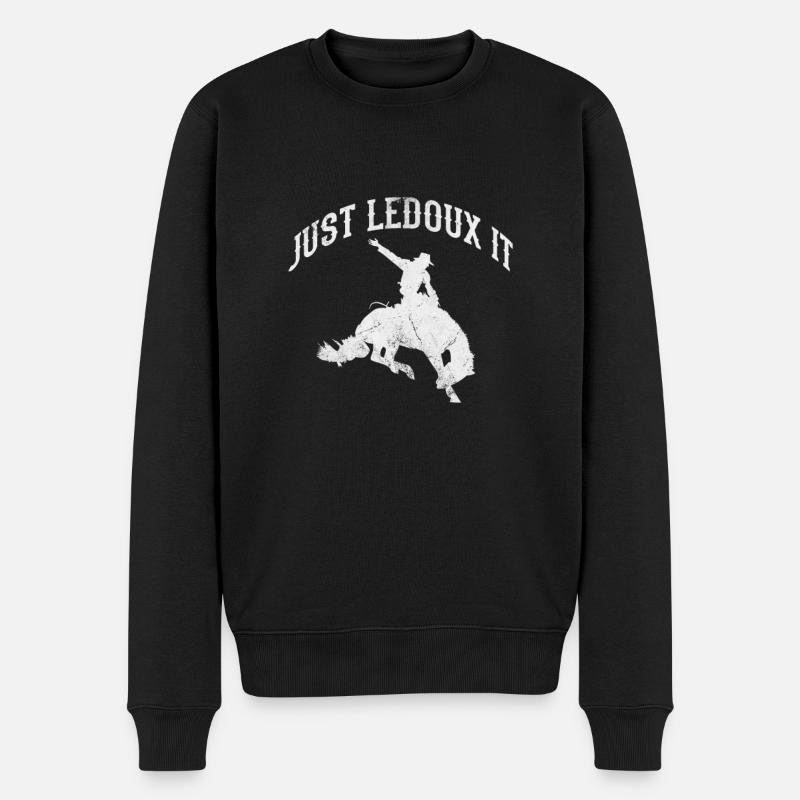 Cow-boy - Pull Premium bio Homme - noir
