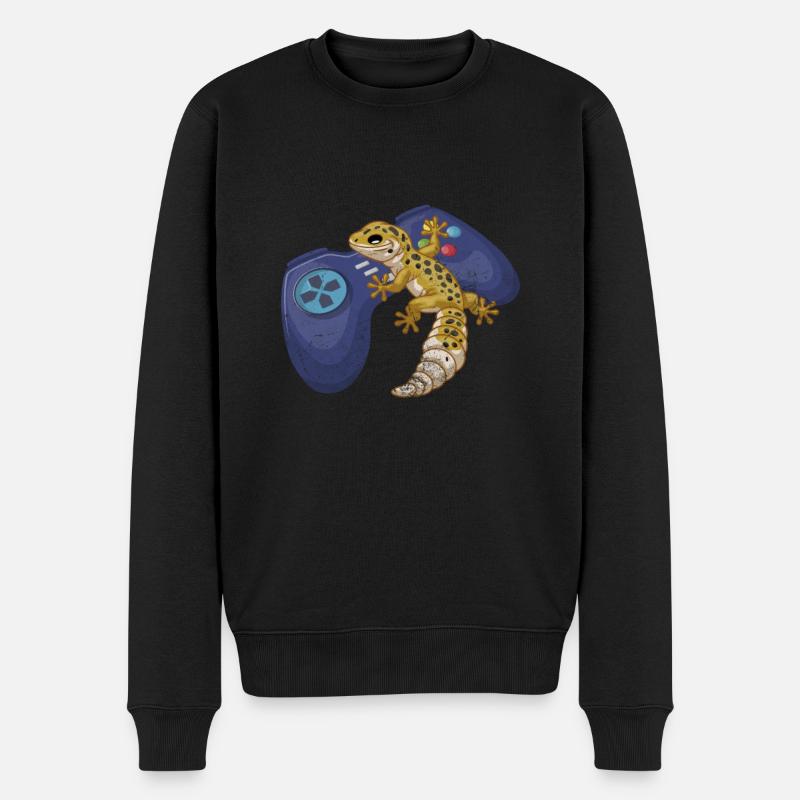 Gecko - Pull Premium bio Homme - noir