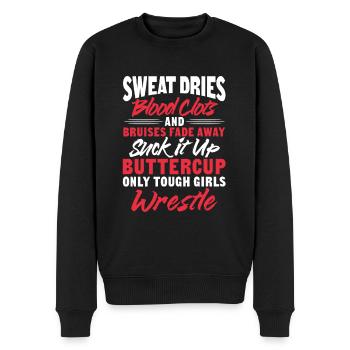 Wrestling Wrestler Fight Wrestling Ringer Gift - Men's Premium Organic Jumper - black - Front - Nico (187cm)