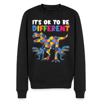 Autismus Awareness Day Autist Geschenk - Männer Premium Bio Pullover - Schwarz - Vorne - Nico (187cm)