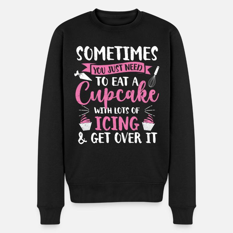 Cupcake - Pull Premium bio Homme - noir