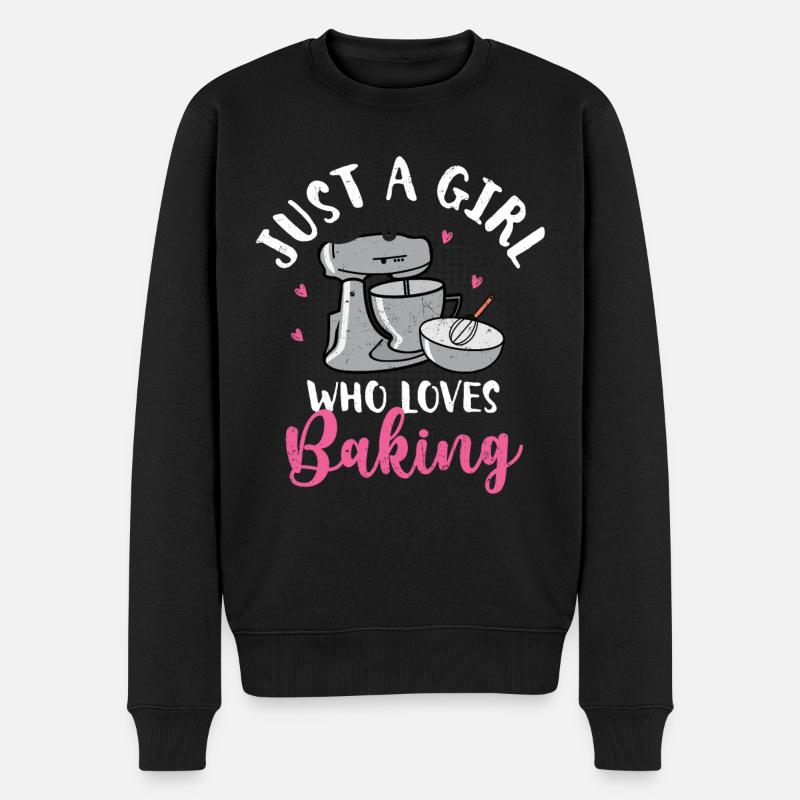 Cupcake - Männer Premium Bio Pullover - Schwarz