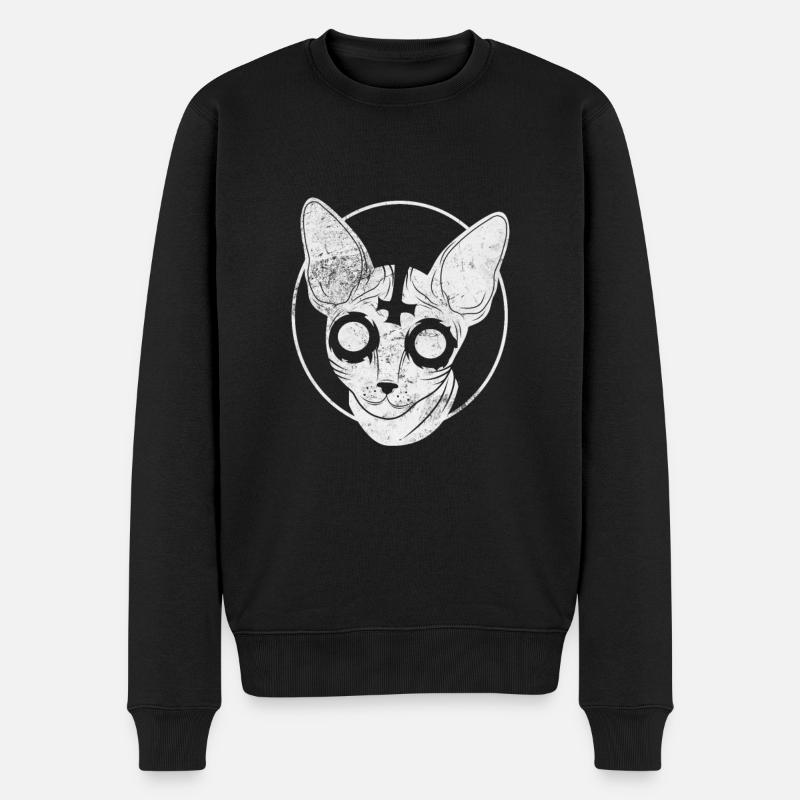 Death Metal - Männer Premium Bio Pullover - Schwarz