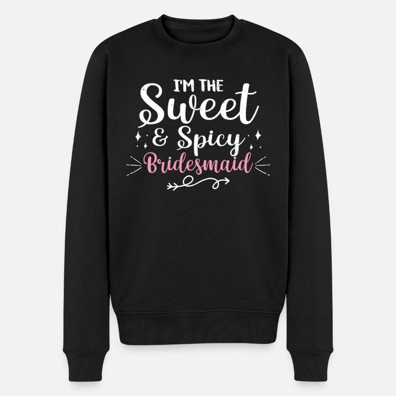 Junggesellin - Männer Premium Bio Pullover - Schwarz
