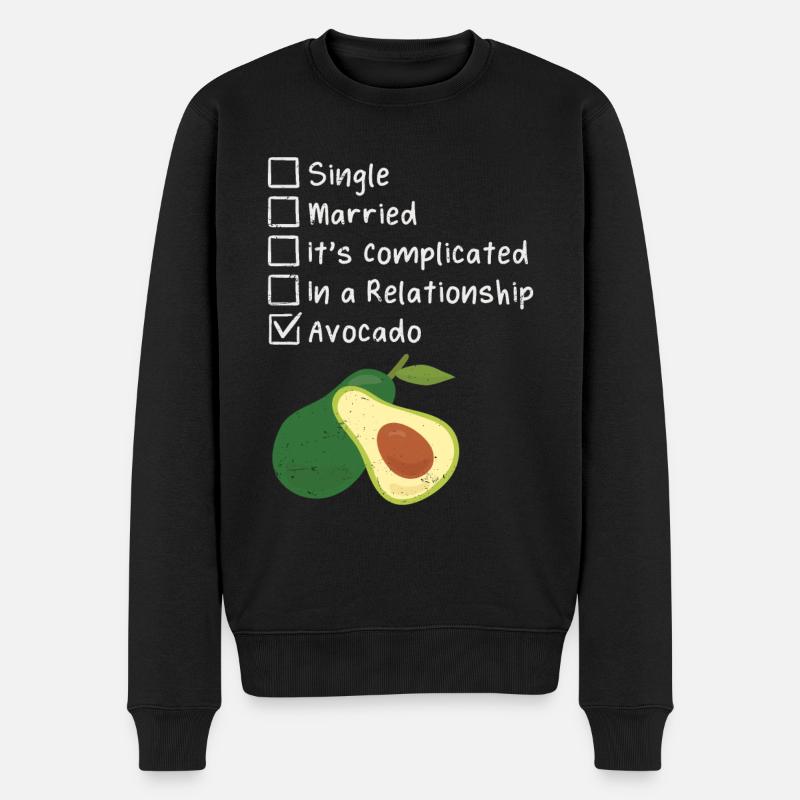 Avocat - Pull Premium bio Homme - noir