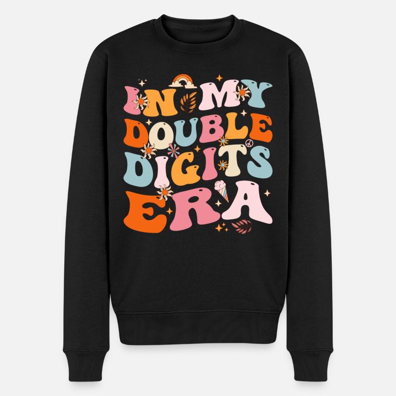 In My Double Digits Era 10 Year Old 10th Birthday - Pull Premium bio Homme - noir