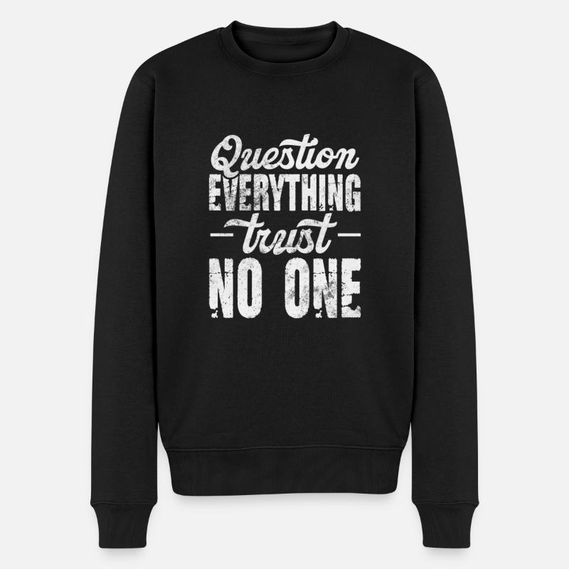 Conspiration - Pull Premium bio Homme - noir