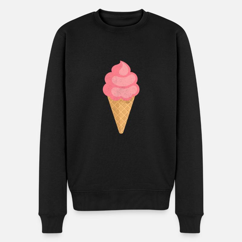 Glace - Pull Premium bio Homme - noir