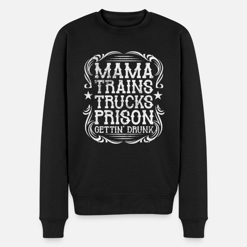 Country - Männer Premium Bio Pullover - Schwarz