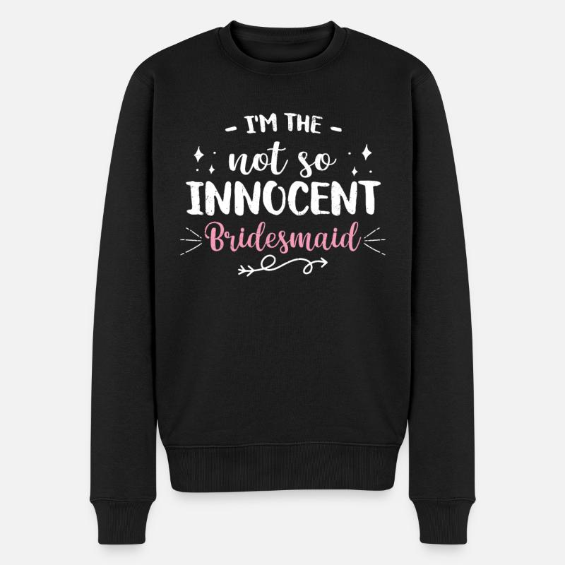 Junggesellin - Männer Premium Bio Pullover - Schwarz