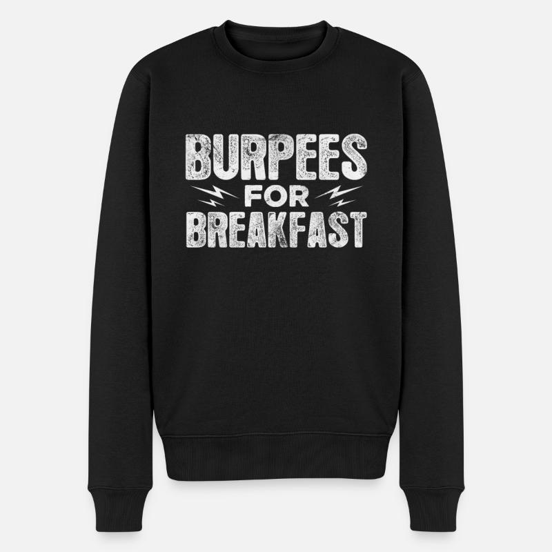 Burpees (burpees) - Pull Premium bio Homme - noir
