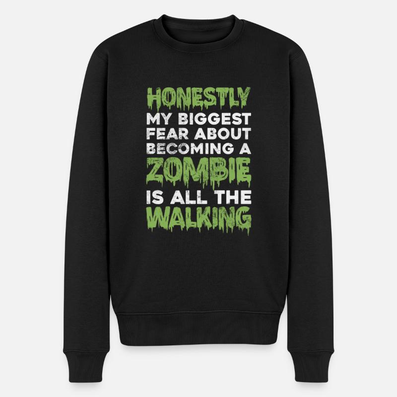 Zombi - Pull Premium bio Homme - noir