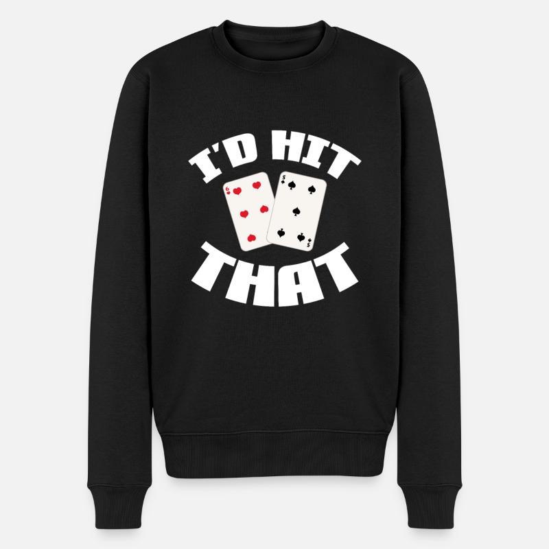 Matraque - Pull Premium bio Homme - noir