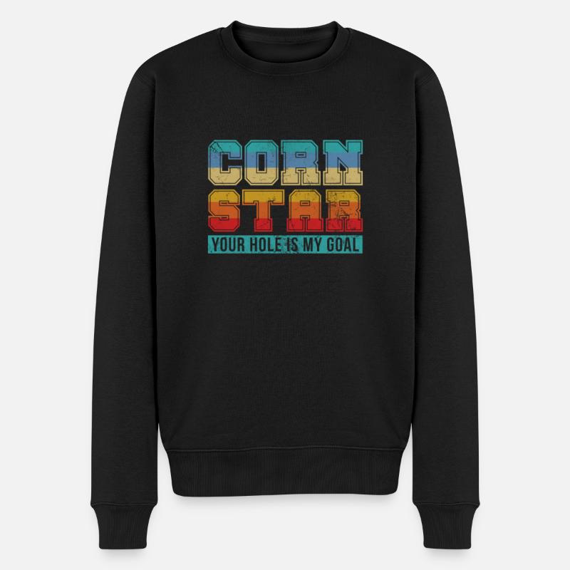 Cornhole - Men's Premium Organic Jumper - black