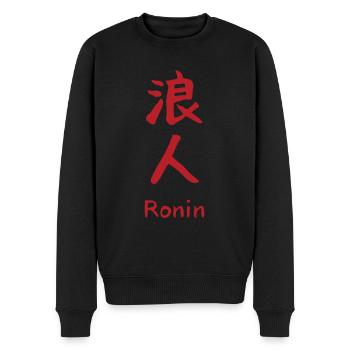 Cadeau de guerrier de combat à l’épée Samouraï Ronin - Pull Premium bio Homme - noir - Devant - Nico (187cm)