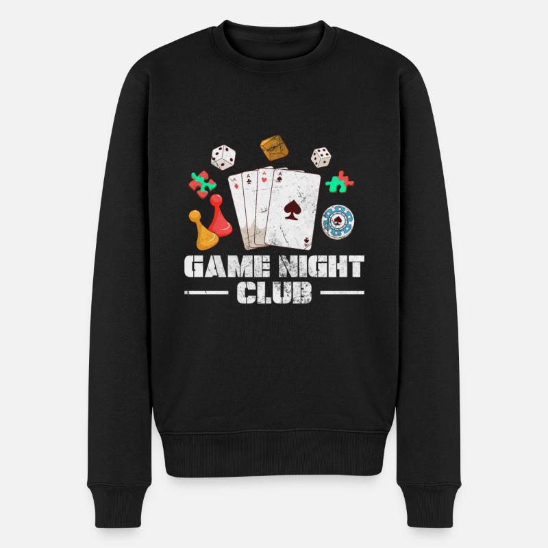 Jeu - Pull Premium bio Homme - noir