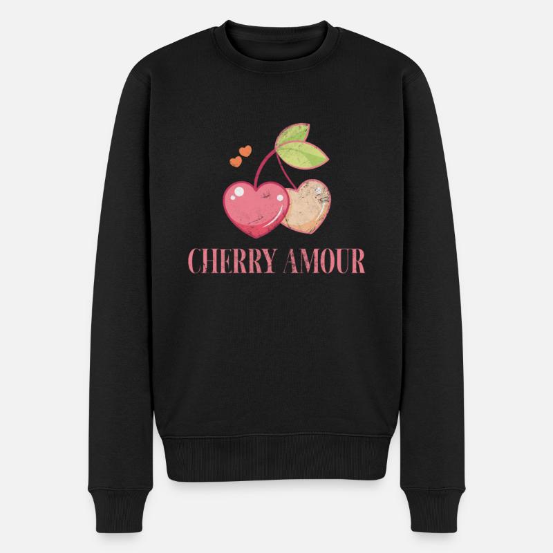 Cerise - Pull Premium bio Homme - noir