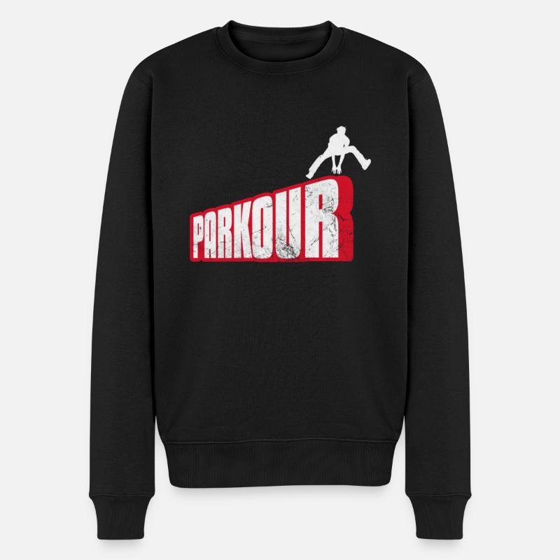 Parkour - Pull Premium bio Homme - noir