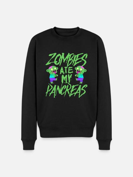 Zombie Zombie-Jäger Zombieapokalypse Geschenk - Männer Premium Bio Pullover - Schwarz