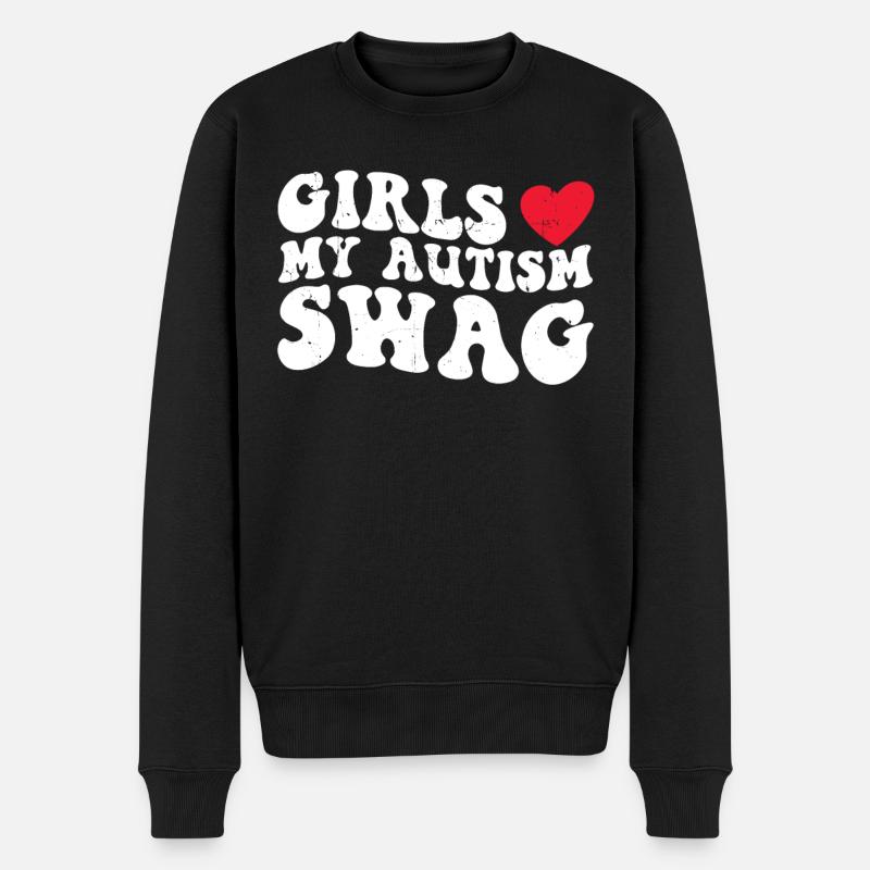 Autisme - Pull Premium bio Homme - noir