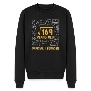 Adolescent - Pull Premium bio Homme - noir - Devant - Nico (187cm)