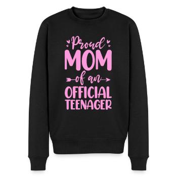 Teenager Teenie Teen Teens Teeny Geschenk - Männer Premium Bio Pullover - Schwarz - Vorne - Nico (187cm)
