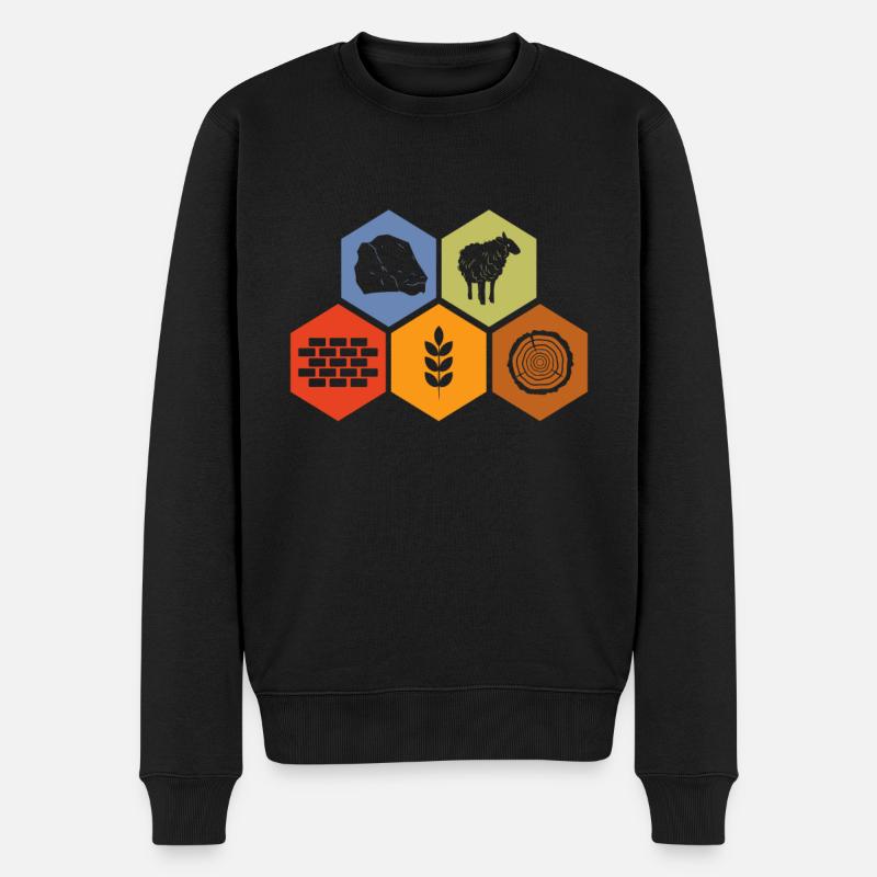 Brettspiel Brettspiele Spieleabend Spiele Geschenk - Männer Premium Bio Pullover - Schwarz