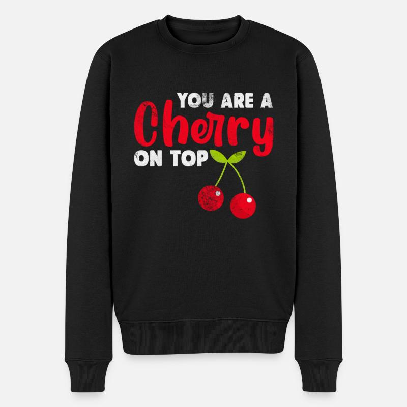 Cerise - Pull Premium bio Homme - noir