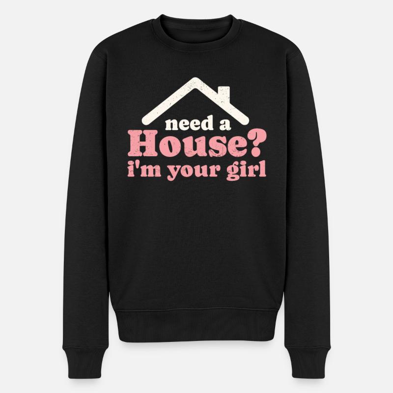 Agent immobilier - Pull Premium bio Homme - noir