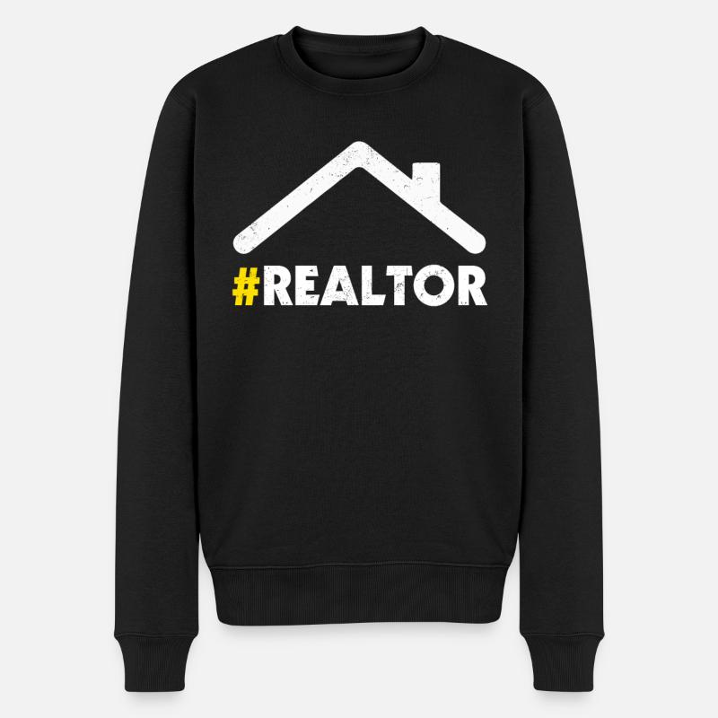 Agent immobilier - Pull Premium bio Homme - noir