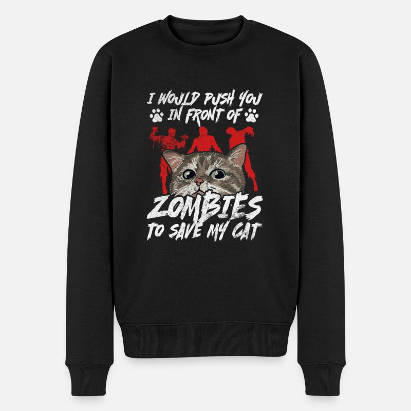 Zombi - Pull Premium bio Homme - noir