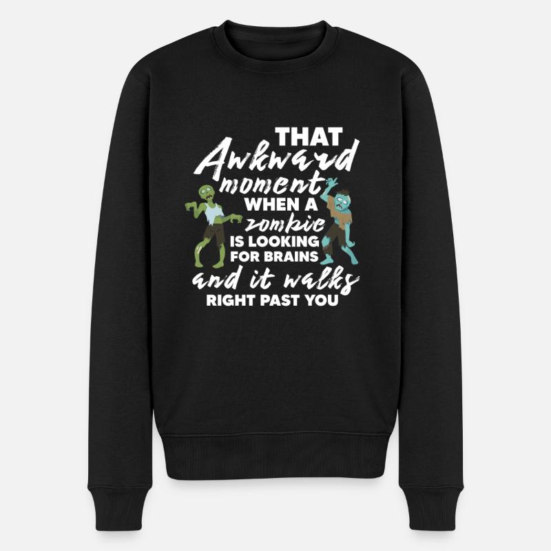 Zombie Zombie-Jäger Zombieapokalypse Geschenk - Männer Premium Bio Pullover - Schwarz