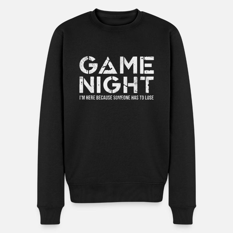 Jeu - Pull Premium bio Homme - noir