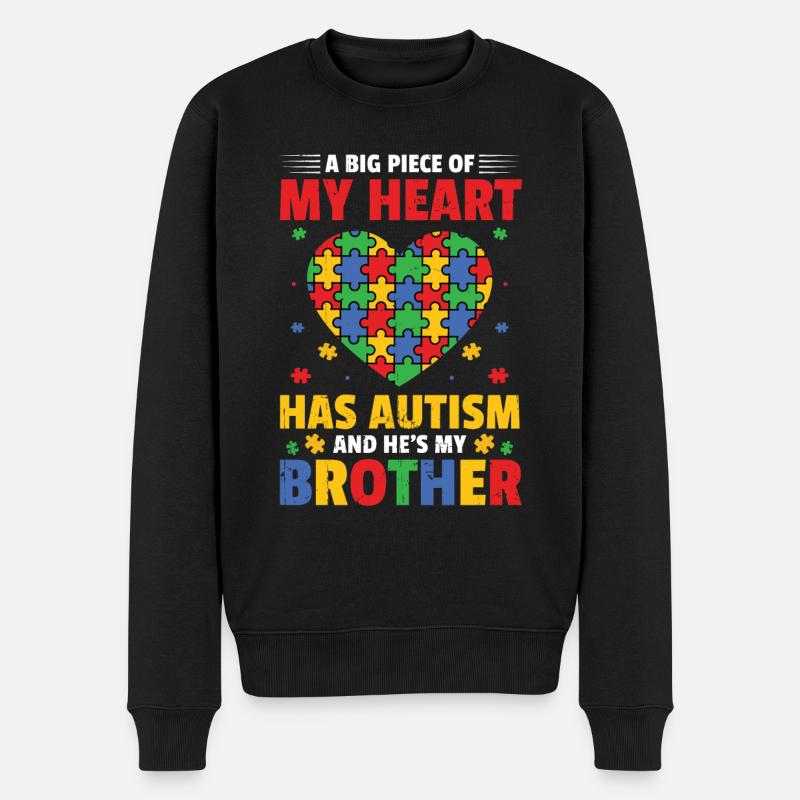 Autisme - Pull Premium bio Homme - noir