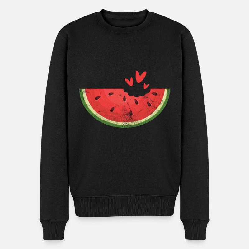 Pastèque - Pull Premium bio Homme - noir