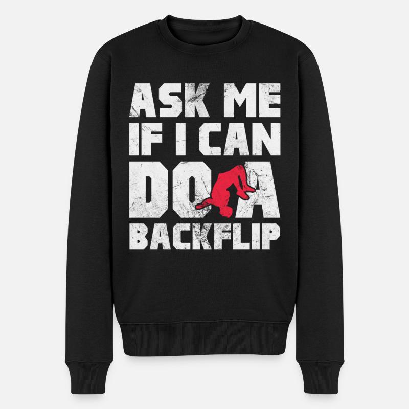 Backflip - Pull Premium bio Homme - noir