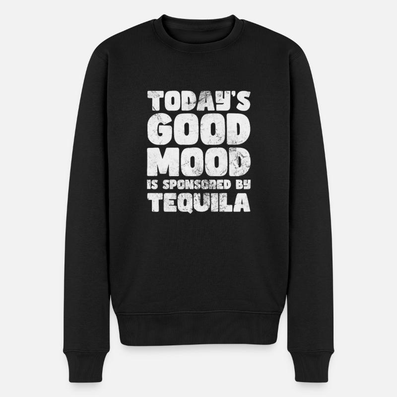 Tequila - Männer Premium Bio Pullover - Schwarz