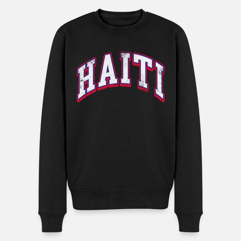 Haïti - Pull Premium bio Homme - noir