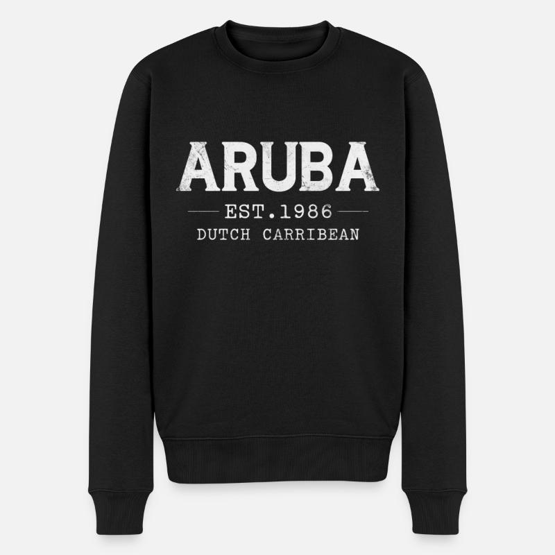 Aruba - Pull Premium bio Homme - noir
