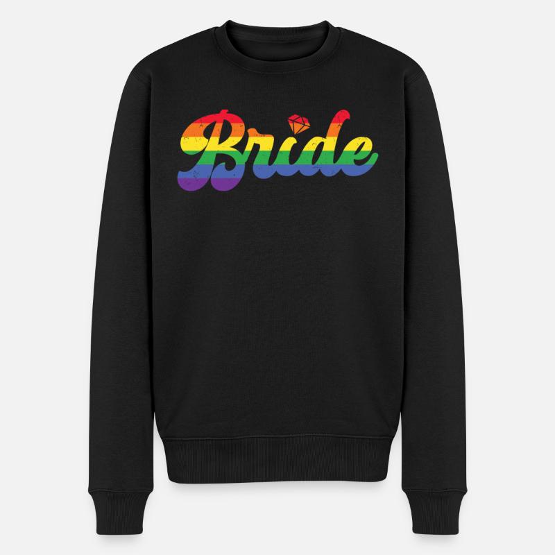 Junggesellin - Männer Premium Bio Pullover - Schwarz