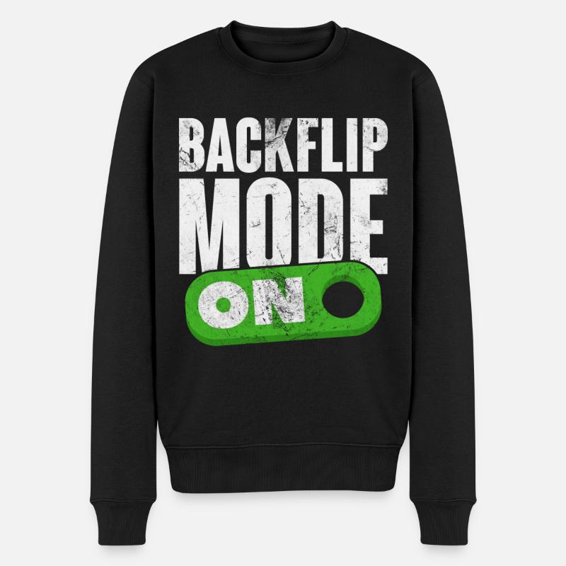 Backflip - Pull Premium bio Homme - noir