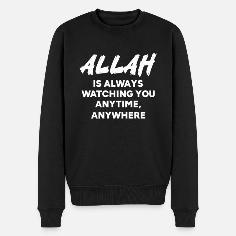 Muslim Islam Allah Ramadan Kareem Geschenk - Männer Premium Bio Pullover - Schwarz