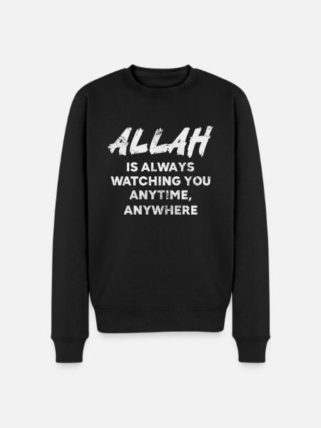 Muslim - Männer Premium Bio Pullover - Schwarz