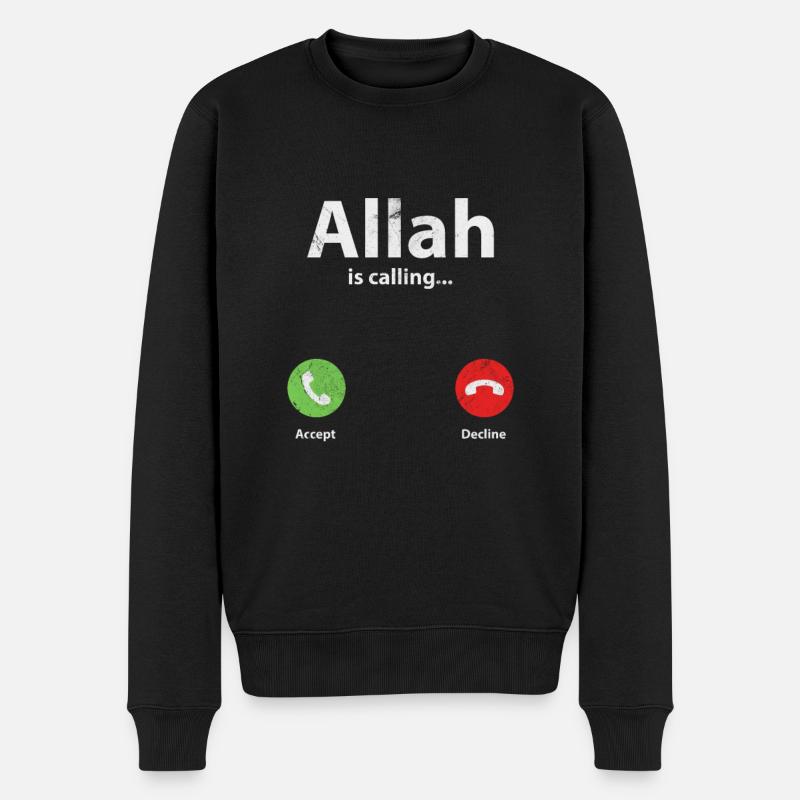 Muslim - Männer Premium Bio Pullover - Schwarz